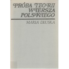 Próba teorii wiersza polskiego