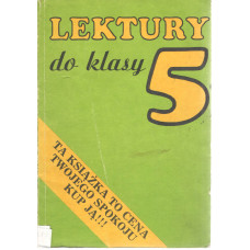 Lektury obowiązkowe do klasy 5 szkoły podstawowej