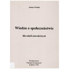 Wiedza o społeczeństwie dla szkół zawodowych