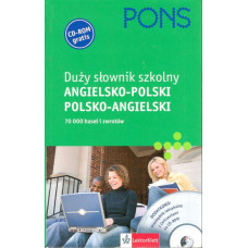 Pons duży słownik szkolny angielsko-polski polsko-angielski [sama książka, bez płyty]
