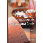 Rola informacji i komunikacji w nowocześnie zarządzanej firmie