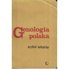 Genologia polska : wybór tekstów