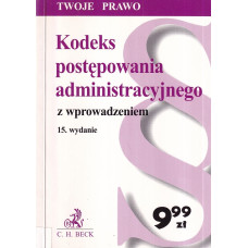 Kodeks postępowania administracyjnego : wraz z indeksem rzeczowym