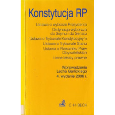 Konstytucja RP i inne teksty prawne : teksty jednolite