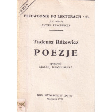 Tadeusz Różewicz "Poezje"