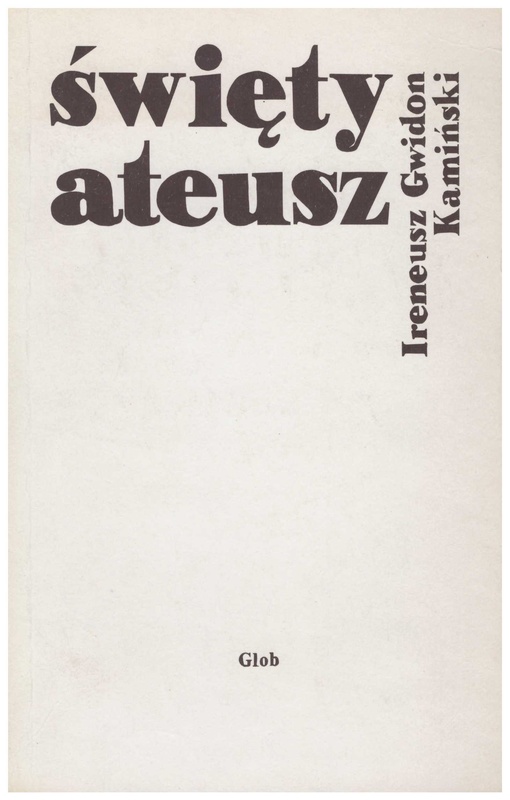 Święty ateusz : opowieści niesamowite
