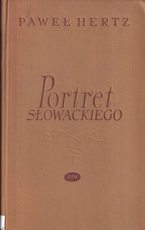 Portret Słowackiego