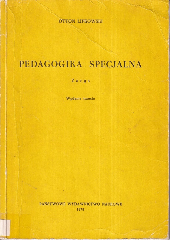 Pedagogika specjalna : zarys