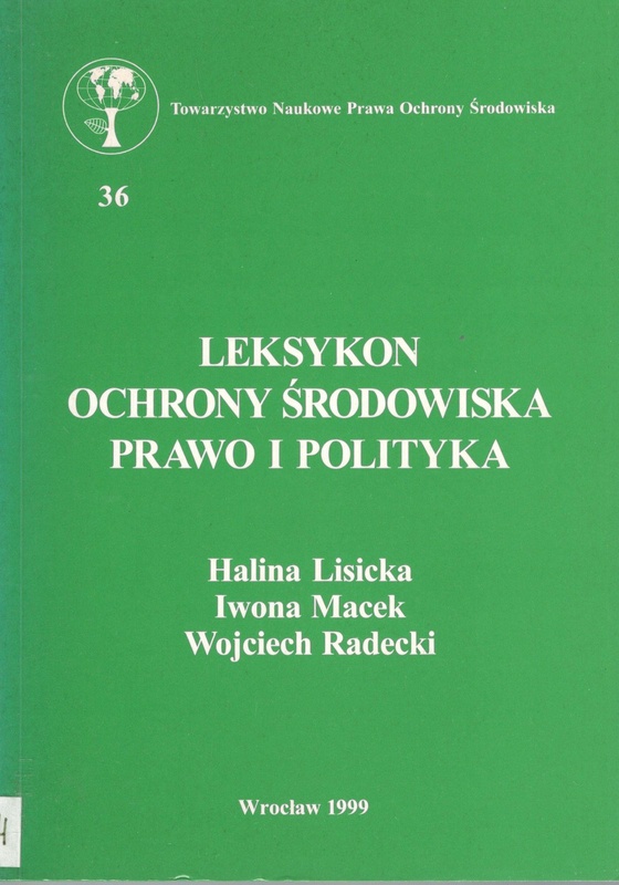 Leksykon ochrony środowiska - prawo i polityka