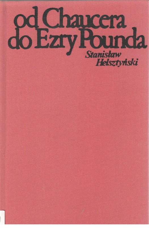 Od Chaucera do Ezry Pounda