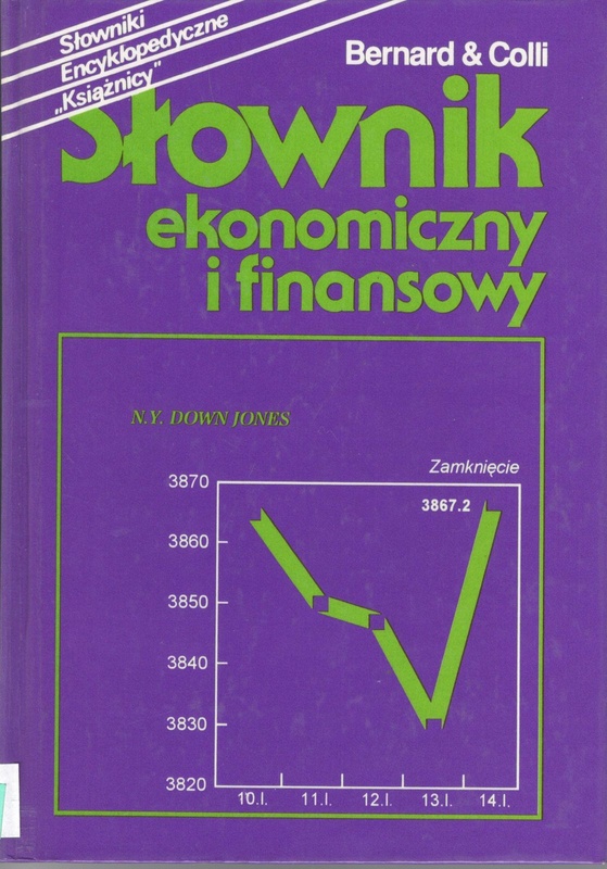Słownik ekonomiczny i finansowy