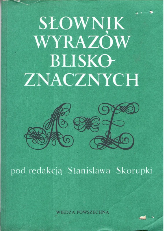Słownik wyrazów bliskoznacznych