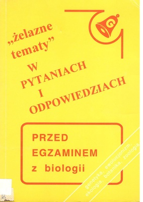 Przed egzaminem z biologii