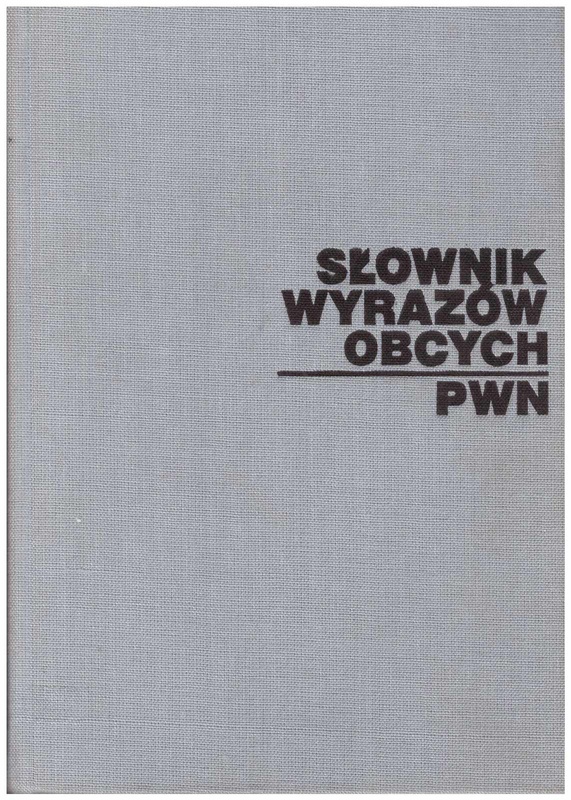 Słownik wyrazów obcych PWN