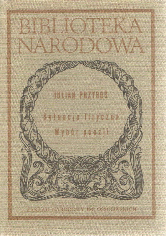 Sytuacje liryczne : wybór poezji