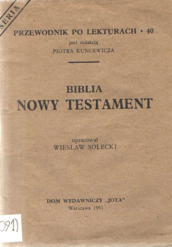 Biblia - Nowy Testament