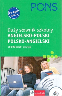 Pons duży słownik szkolny angielsko-polski polsko-angielski [sama książka, bez płyty]