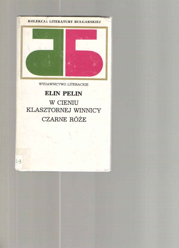 W cieniu klasztornej winnicy ; Czarne róże