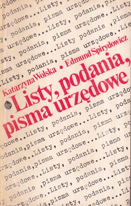 Listy, podania, pisma urzędowe