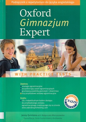 Oxford Gimnazjum Expert with practice test : podręcznik z repetytorium do języka angielskiego