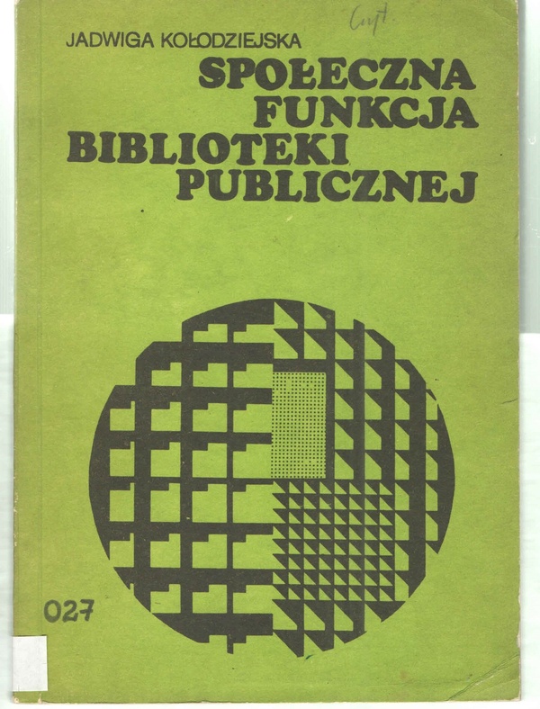 Społeczna funkcja biblioteki publicznej