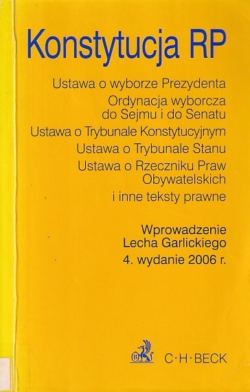 Konstytucja RP i inne teksty prawne : teksty jednolite