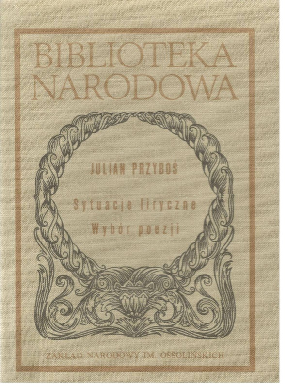 Sytuacje liryczne : wybór poezji