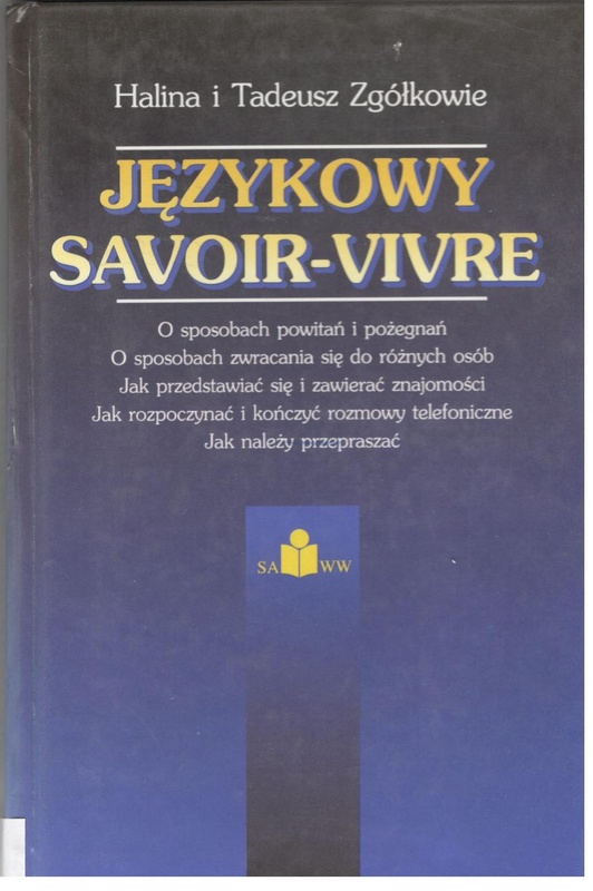 Językowy savoir-vivre