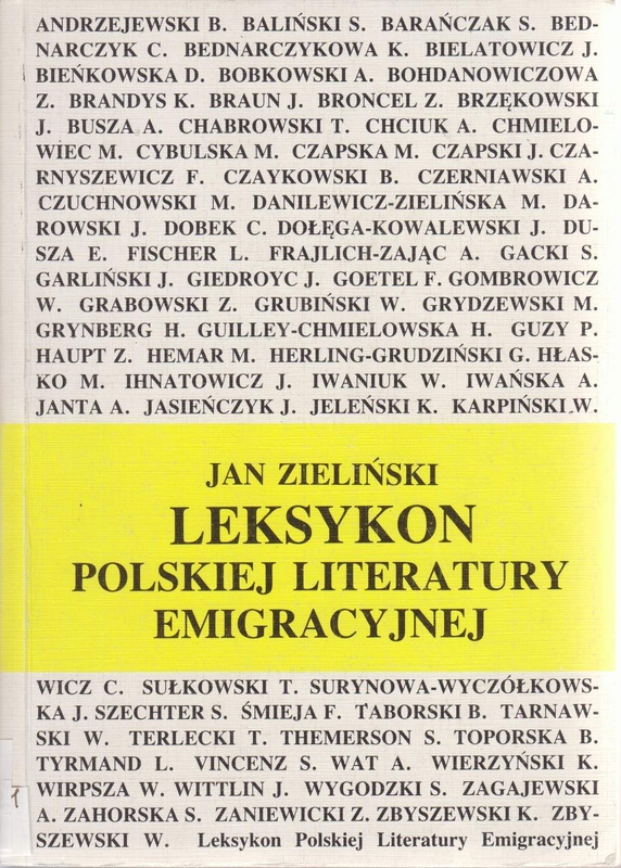 Leksykon polskiej literatury emigracyjnej