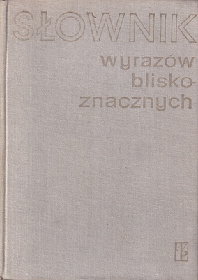 Słownik wyrazów bliskoznacznych