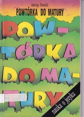 Powtórka do matury : nauka o języku