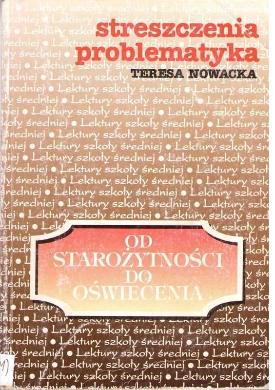 Od starożytności do oświecenia