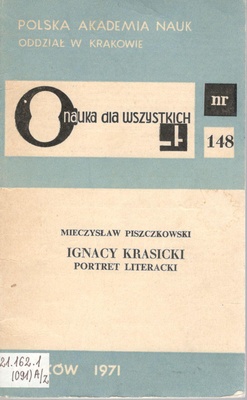 Ignacy Krasicki : portret literacki