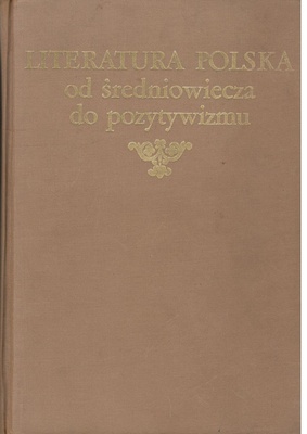 Literatura polska : od średniowiecza do pozytywizmu