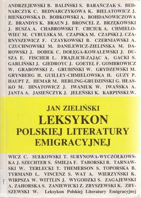 Leksykon polskiej literatury emigracyjnej