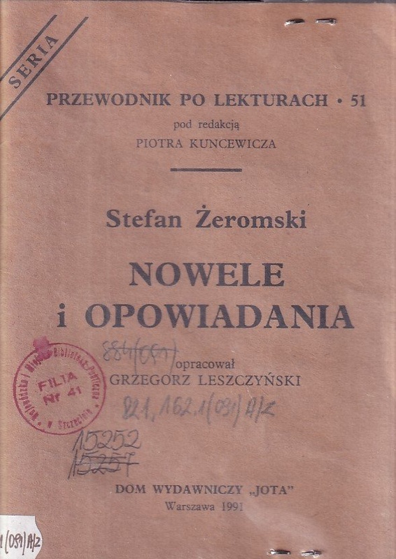Stefan Żeromski "Nowele i opowiadania"