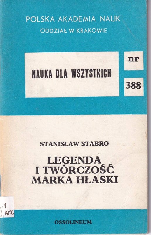 Legenda i twórczość Marka Hłaski
