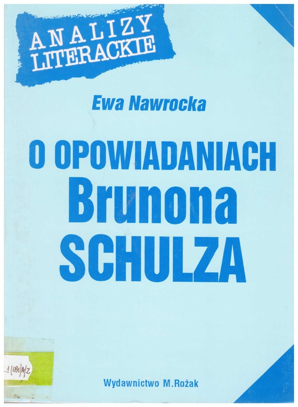 O opowiadaniach Brunona Schulza