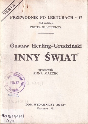 Gustaw Herling-Grudziński "Inny świat"
