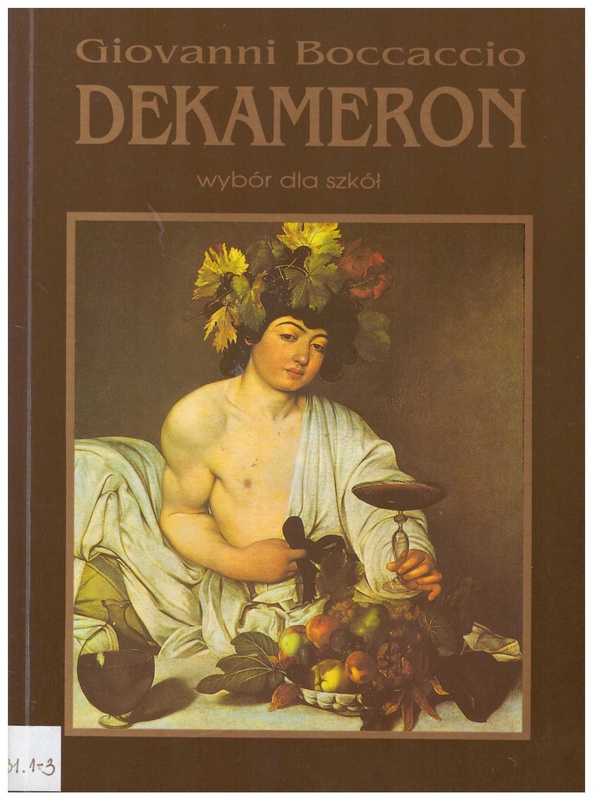 Dekameron : wybór dla szkół