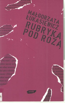 Rubryka pod różą
