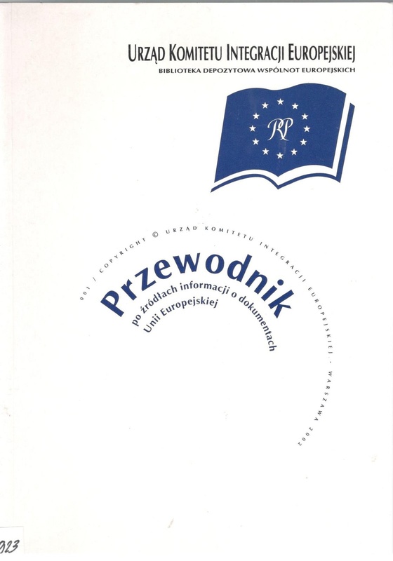 Przewodnik po źródłach informacji o dokumentach Unii Europejskiej