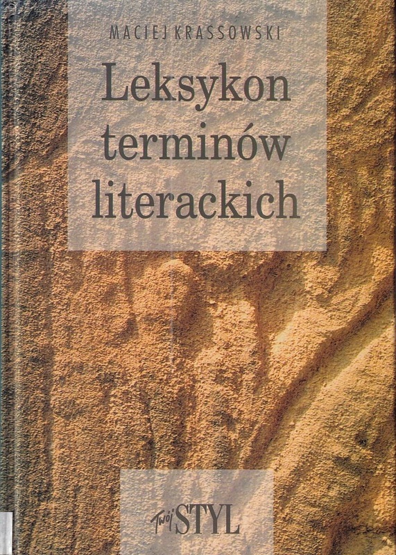 Leksykon terminów literackich