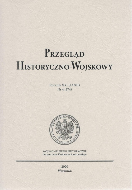 Przegląd Historyczno-wojskowy Rocznik XXI nr 4 (274)