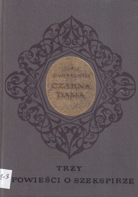 Czarna dama : trzy opowieści o Szekspirze