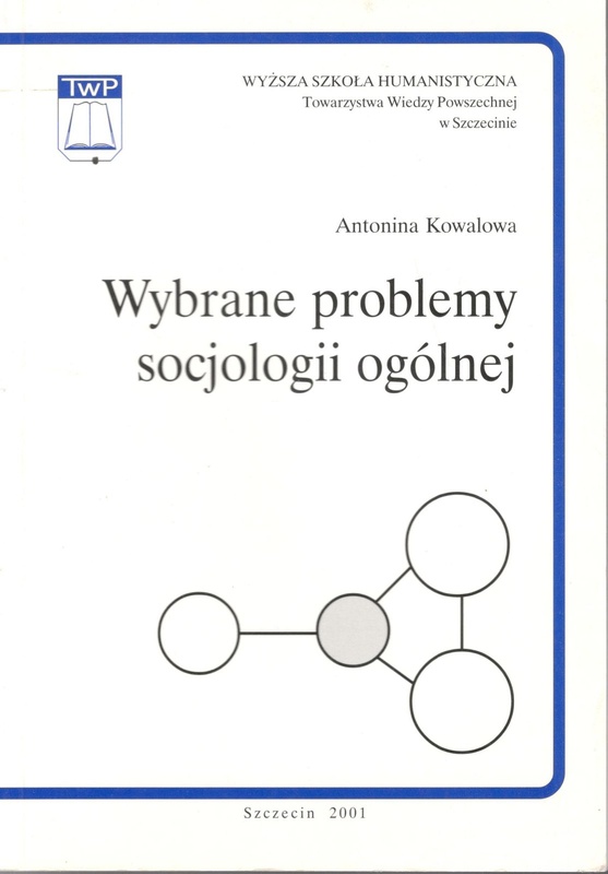 Wybrane problemy socjologii ogólnej