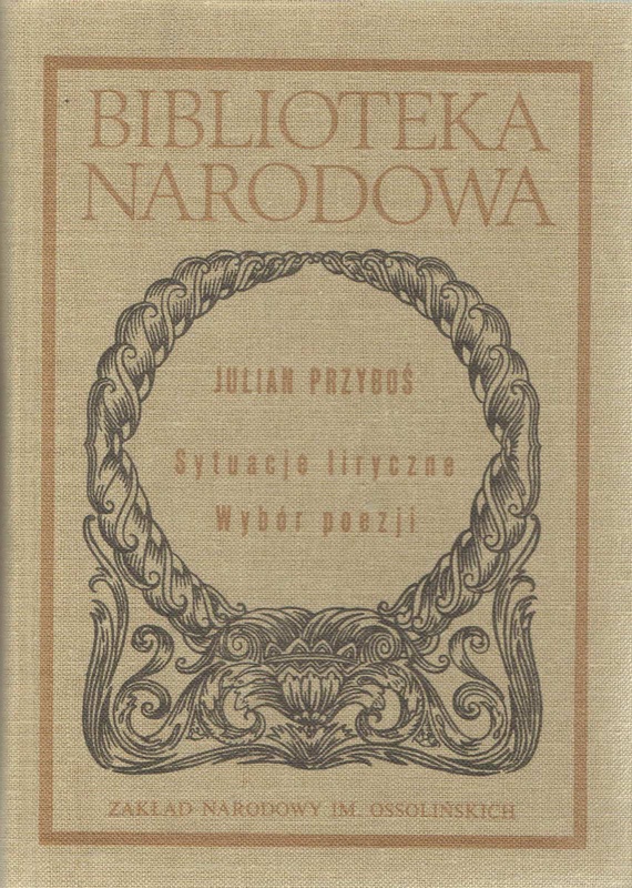 Sytuacje liryczne : wybór poezji