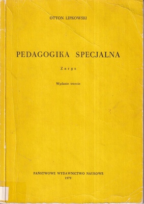 Pedagogika specjalna : zarys