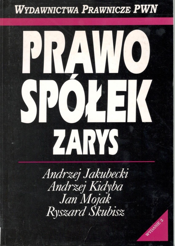 Prawo spółek : zarys