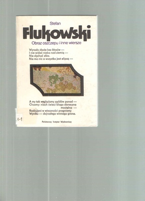 Obraz oszczepu i inne wiersze